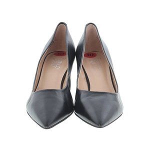 Franco Sarto Solid Black Wedges Size 10
